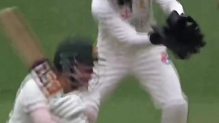 Big wicket for Pakistan Warner out