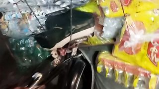 Wonderful jugaad on bicycle.....