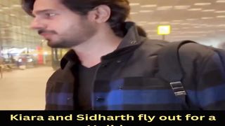 Kiara and Sidharth fly out for a Holiday #kiaraadvani #sidharthmalhotra #short #shorts #trending #viral #bollywood #viralshorts