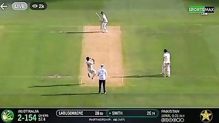 Bad decision by umpire smith was out