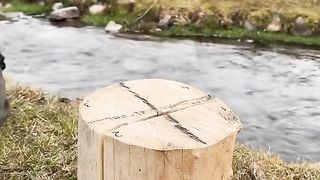 Have you learned how to grill fish in the wild?