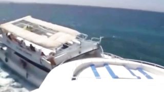 Colliosion of boats really scary:(