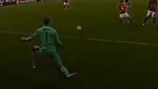 The power of Cristiano Ronaldo's kick