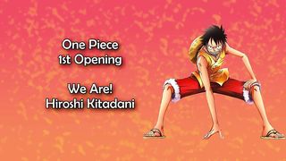 One Piece OP 1 - We Are! Lyrics