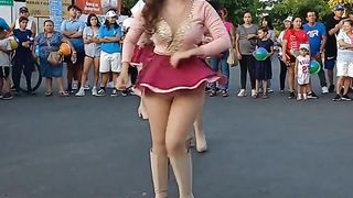 Alexandra Espinoza Cachiporrista banda municipal de Acajutla #4k #viral #baile #like.