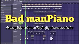 Bad ManPiano Free Style Instrumentals (Amapiano) | How to Make amapiano Free Style | Dj Mixing Tips