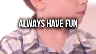 Kid tells us his 2 rules of life