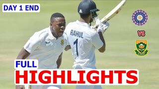 India Vs South Africa 1st Test Match Highlights 2023 _ Ind Vs Sa Day 1 Stumps Full Highlights