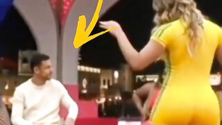 Medo da esposa ? Ex jogador Fred evita olhar para Lexa durante dança