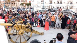 Firing the breakfast cannon in Ramadan