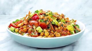 High froten chickpea salad recipe