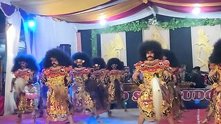 Indonesian Javanese horse braid dance