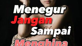 Menegur Jangan Sampai Menghina