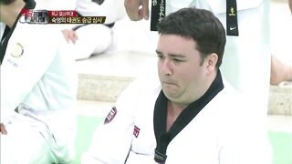 Henry lau -fart during training