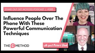 Who has the sort of vigor to really put their hat in the ring? Stand Out Get Noticed podcast guest Richard Blank
