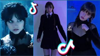 Wednesday Addams Dance - i'll Dance Dance Dance With My Hands Hands Hands - TikTok Compilation