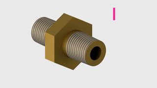 Autodesk Inventor Tutorial modelling Nipple