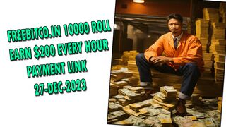 FREEBITCO.IN 10000 ROLL | EARN $200 EVERY HOUR |PAYMENT LINK |27-DEC-2023