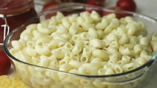 Pasta Salad with Feta Cheese and Watermelon