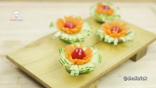 Cucumber decoration ideas _ Garnish Food Ideas