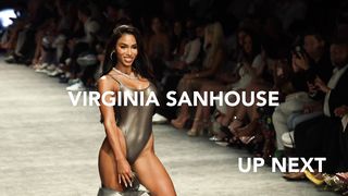 VIRGINIA SANHOUSE Slow Motion 4K ｜｜ MEGAN MAE MIAMI ｜｜ Miami Swim Week 2023