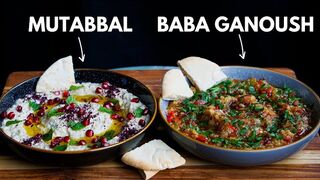 The original Baba Ganoush and Mutabbal- Delicious Eggplant Mezze