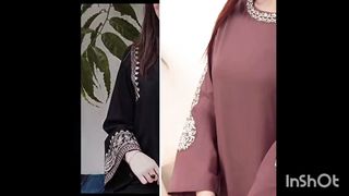 Dress designing embroidery design