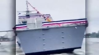 launching of ships! you have never seen before:)