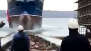 crazy ship that can travel on land:)