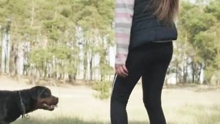 FUN CHALLENGE: Try NOT to laugh - Funny & cute dog and girl