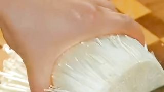 Jamur enoki saus tiram