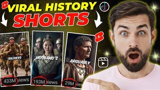 I found a secret way to make VIRAL AI HISTORY Shorts & reels (impressive result????)
