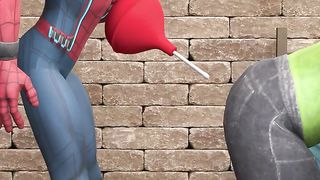 GTA V Spiderman gives Hulk an enema!!! #gta