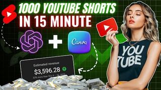 I made 1000 VIRAL YouTube shorts in 15 minutes for Faceless Channel using AI automation