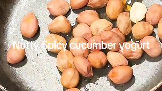 Spicy cucumber yogurt