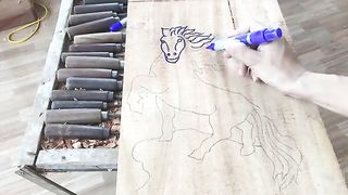 HORSE from WOOD