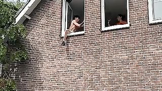 Girl_Jump_From_Window_to_Trampoline_Then_Bounce_Back_to_Same_Spot (360p).