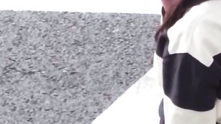 Cute girl scared to cross the crosswalk#CuteGirlScared#CuteGirlScared#CrosswalkAnxiety#ScaredToCross