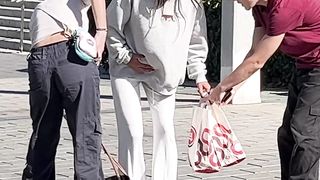 Pregnant Lady With Heavy Stuff! #viral #trending #foryou #socialexperiment