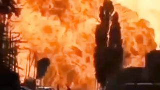 Huge explosion