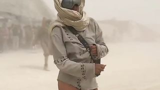 Sand storm at #burningman  #outfitinspo #burningman2023