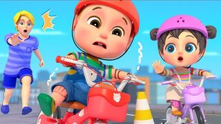 Wheels Go Round - Ride A Bike Safely _ Super Sumo Nursery Rhymes & Kids Songs