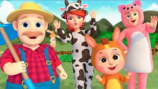 Old Macdonald Had A Farm - Family Wear Animal Costumes _ Super Sumo Nursery Rhymes & Kids Songs