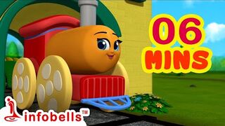 Chuk Chuk Karti Rail Gadi - Love Train Toys _ Hindi Rhymes for Children _ Infobells.