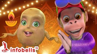 Bandar Mama Ko Kya Chaahie - Diwali Shopping Kids Play _ Hindi Rhymes & Cartoons _ Infobells.