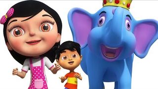 हाथी राजा कहाँ चले _ Hathi Raja Kahan Chale _ Hindi Nursery Poems _ Kids Channel India _ Hindi Rhyme