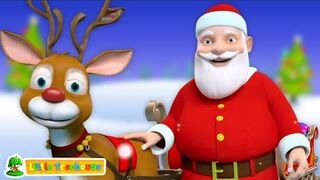 Jingle Bells Cartoon Song, कार्टून क्रिसमस गाना, Santa Claus Christmas Rhyme for Children