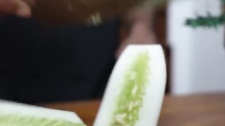 Cucumber + ginger mocktail