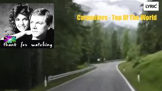 BRT - Carpenters - Top Of The World (Lyrics)