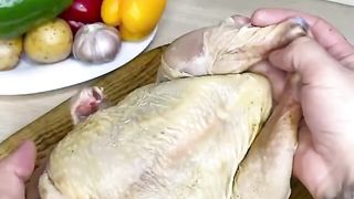 Новогодняя курица